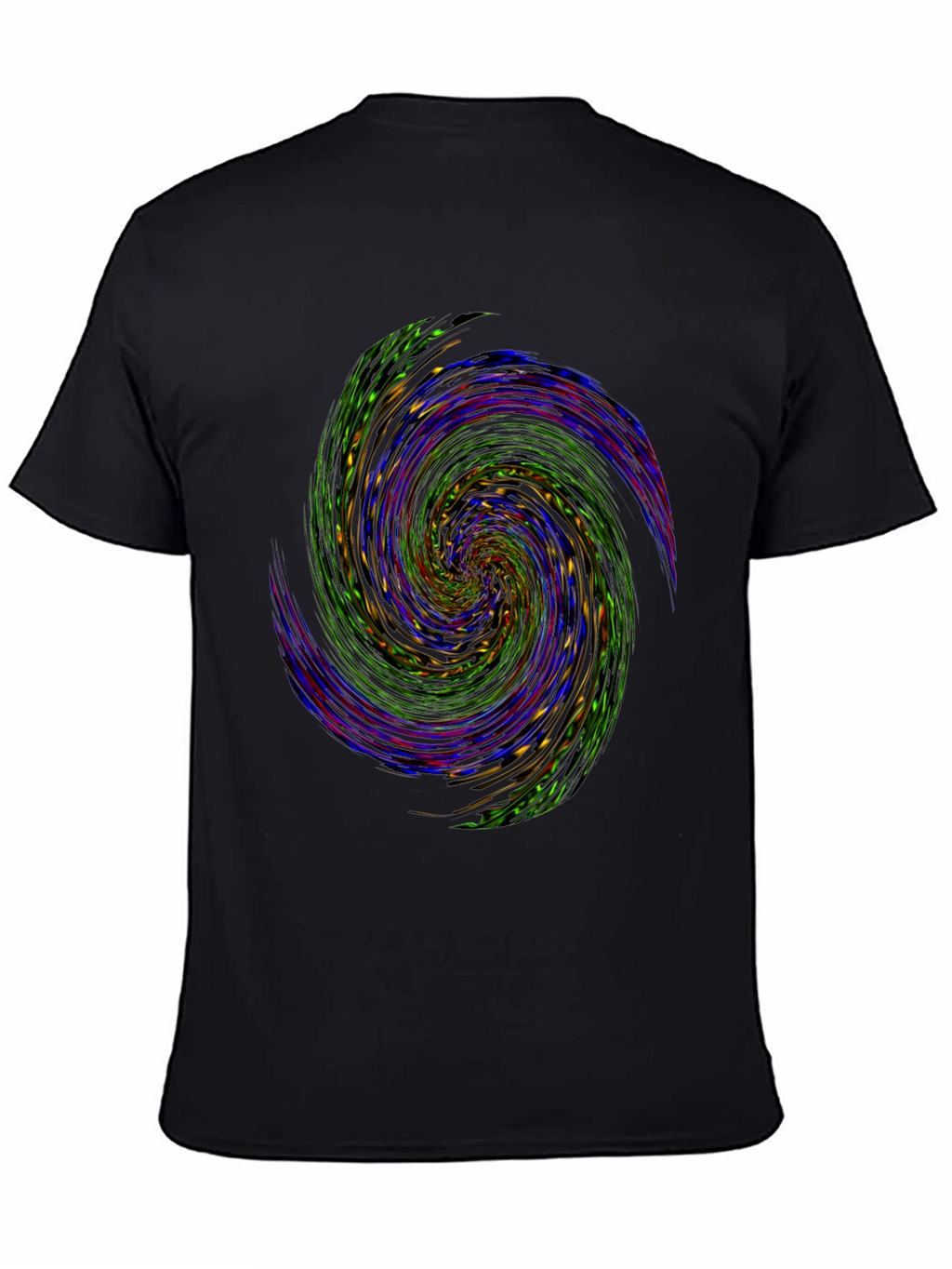 Vortex Graphic Tee - Abstract Swirl Design