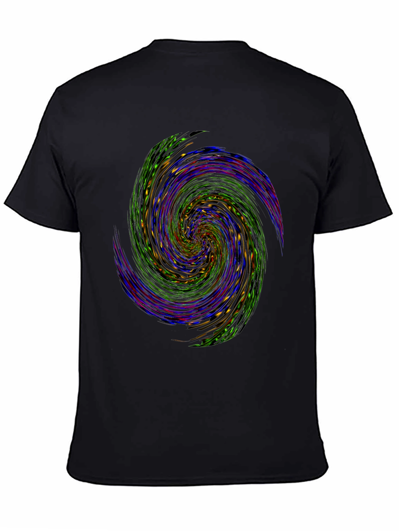 Vortex Graphic Tee - Abstract Swirl Design