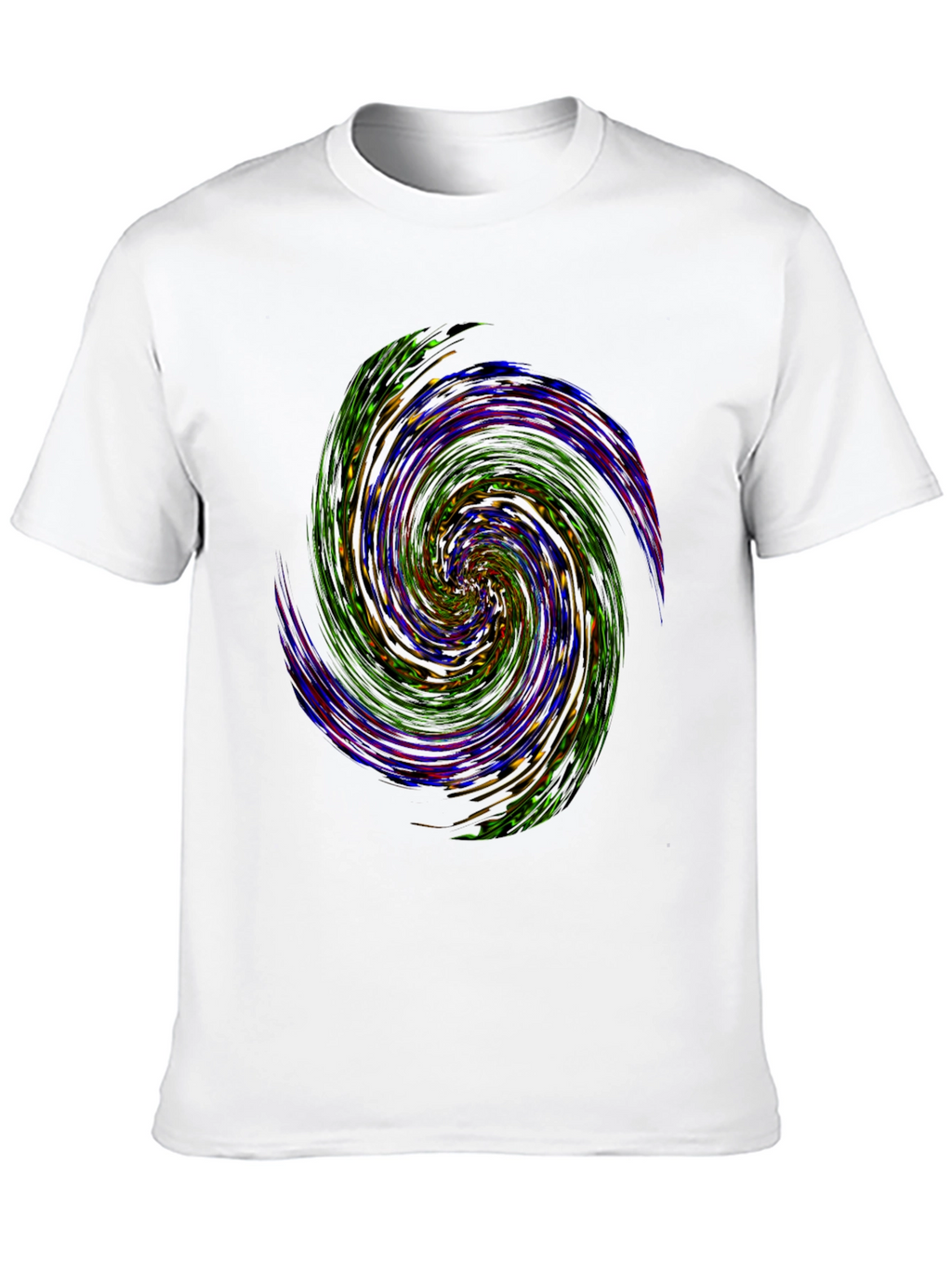 Vortex Graphic Tee - Abstract Swirl Design