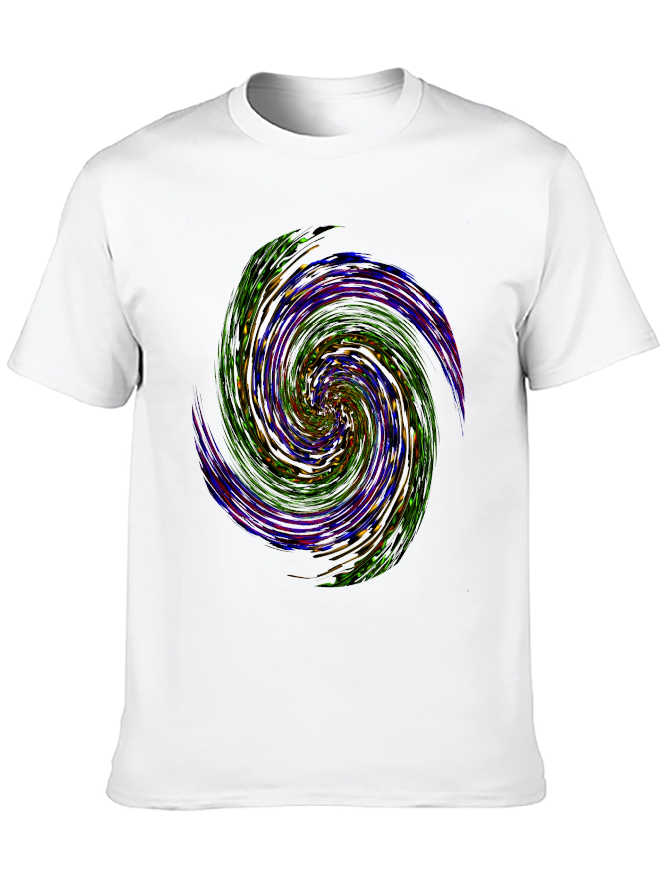 Vortex Graphic Tee - Abstract Swirl Design