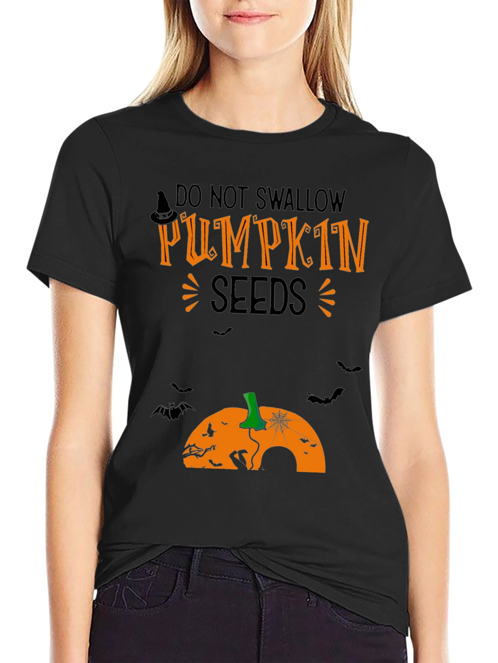 Halloween Pumpkin Seed T-Shirt