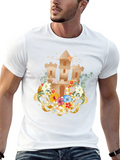 Floral Sandcastle Graphic Tee