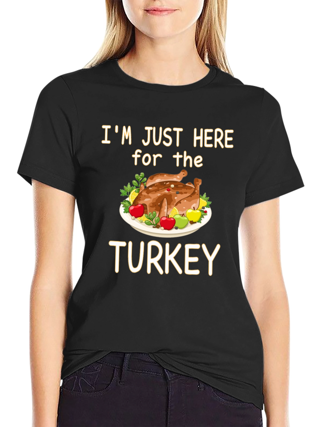 Im Just Here for the Turkey T-Shirt