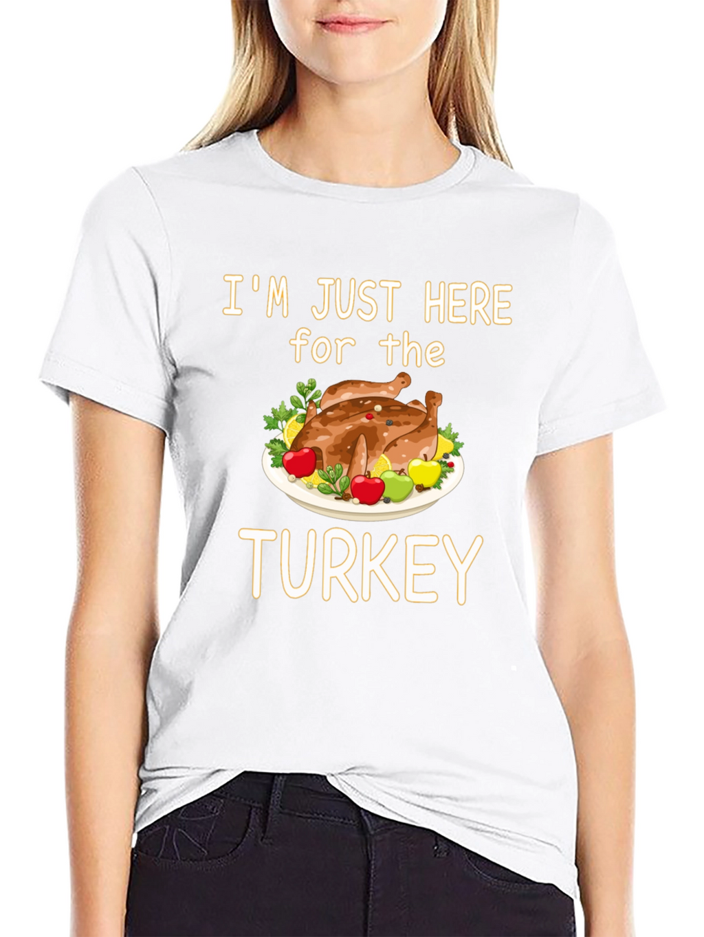 Im Just Here for the Turkey T-Shirt