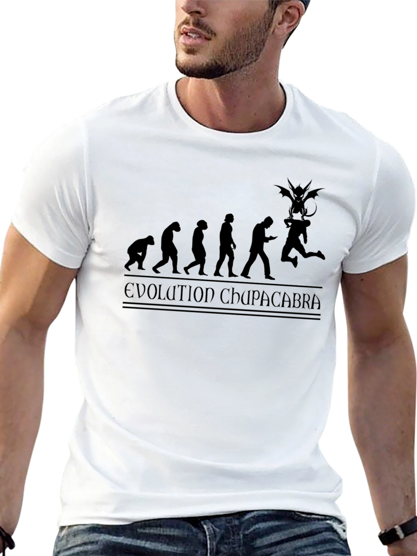 Evolution Chupacabra Black Graphic Tee