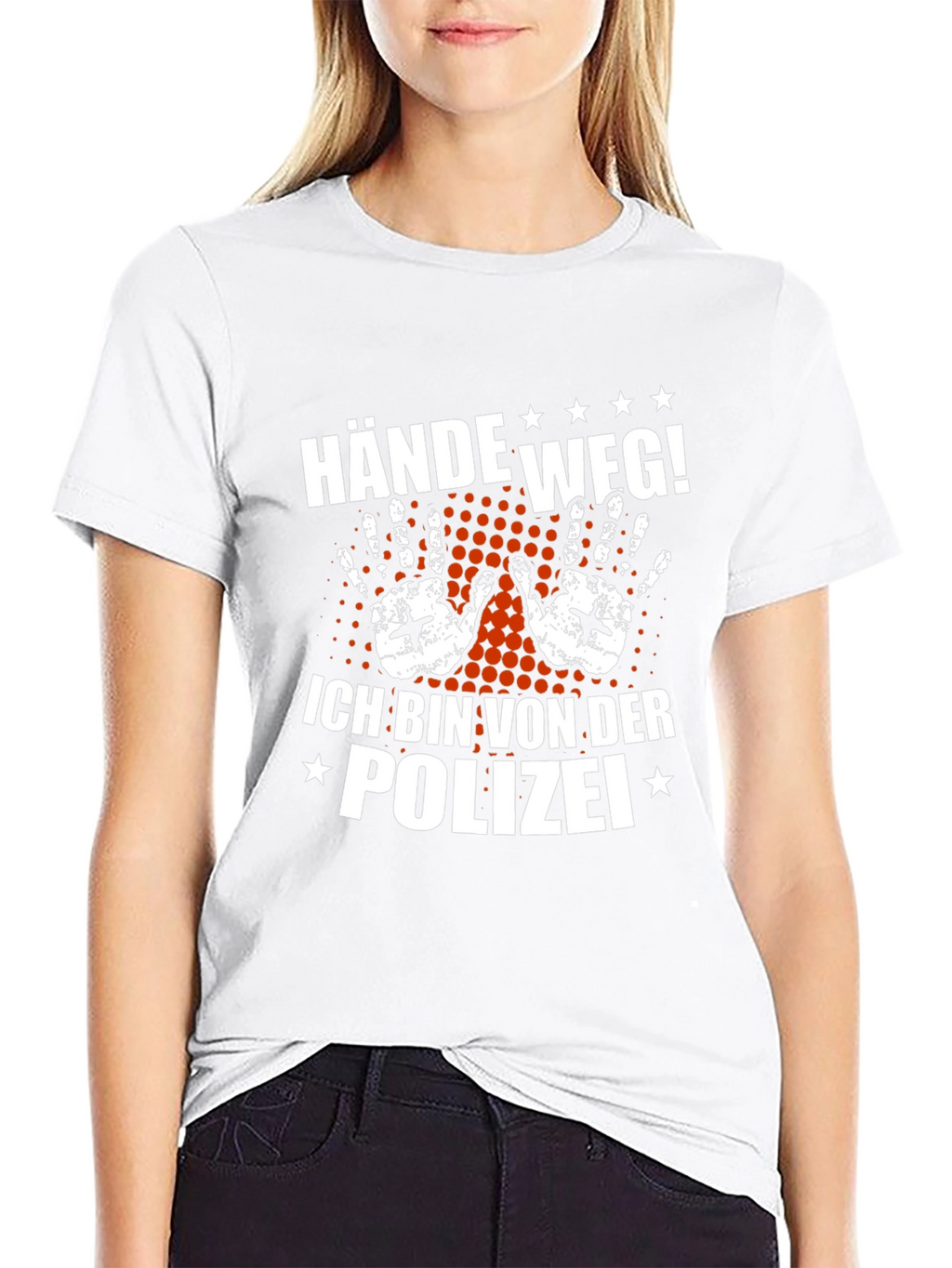 Hands Off! I am with the Police T-Shirt