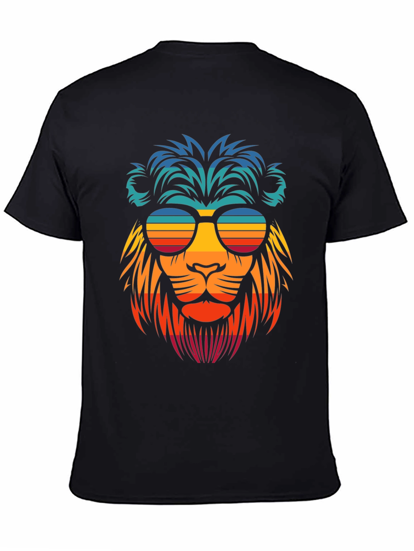 Retro Lion Graphic Tee - Cool Summer Vibes