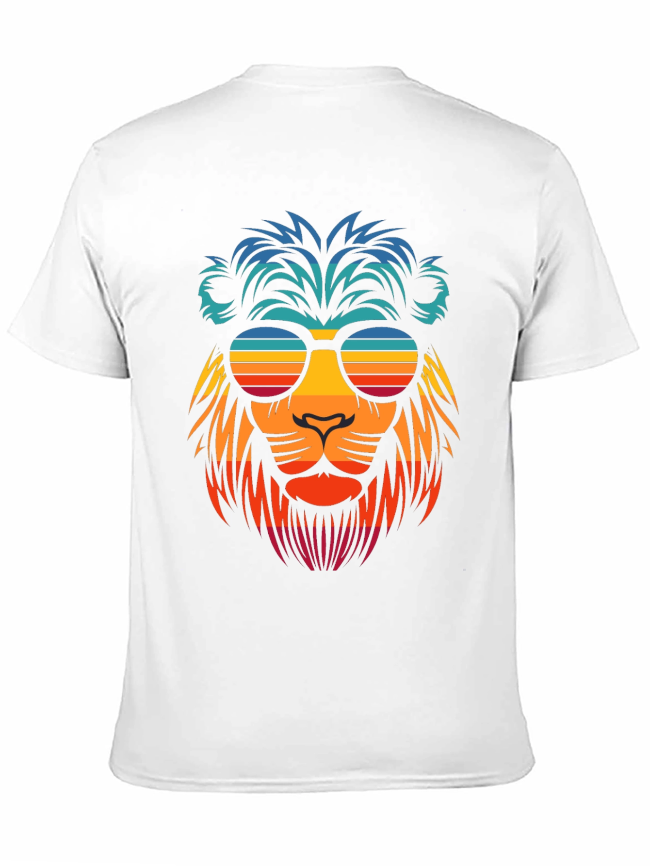 Retro Lion Graphic Tee - Cool Summer Vibes