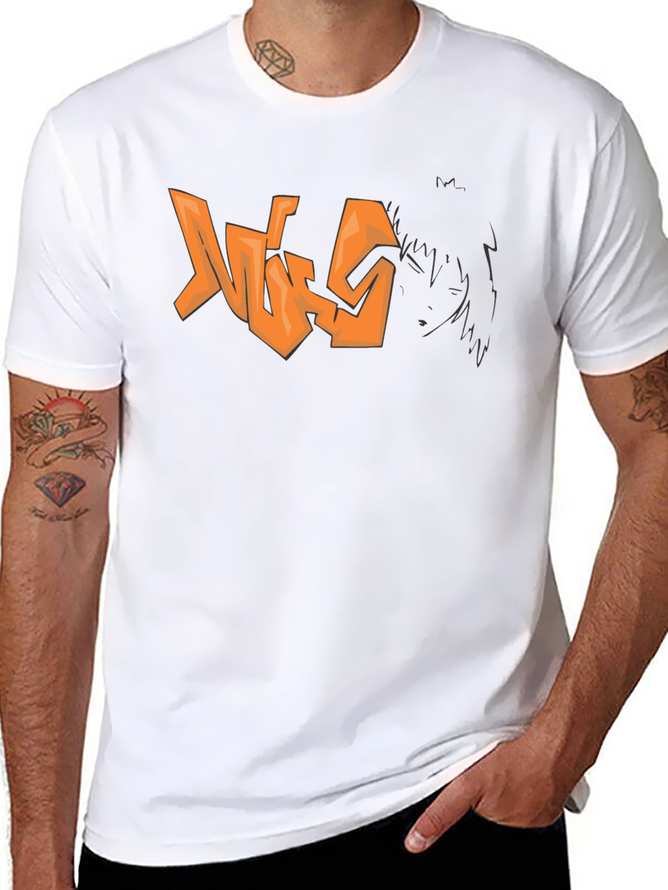 Graffiti Style Graphic Tee - Cool Streetwear