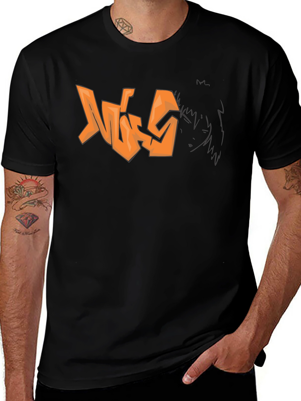 Graffiti Style Graphic Tee - Cool Streetwear