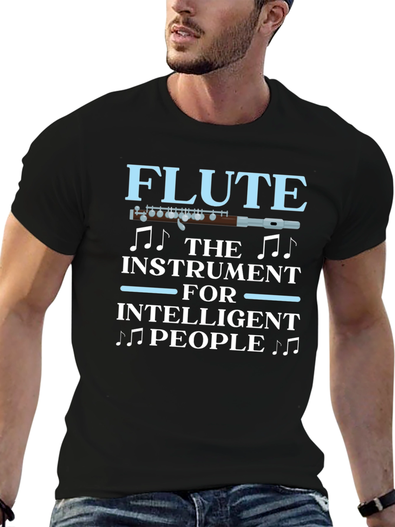 Flute Instrument for Intelligent People T-Shirt
