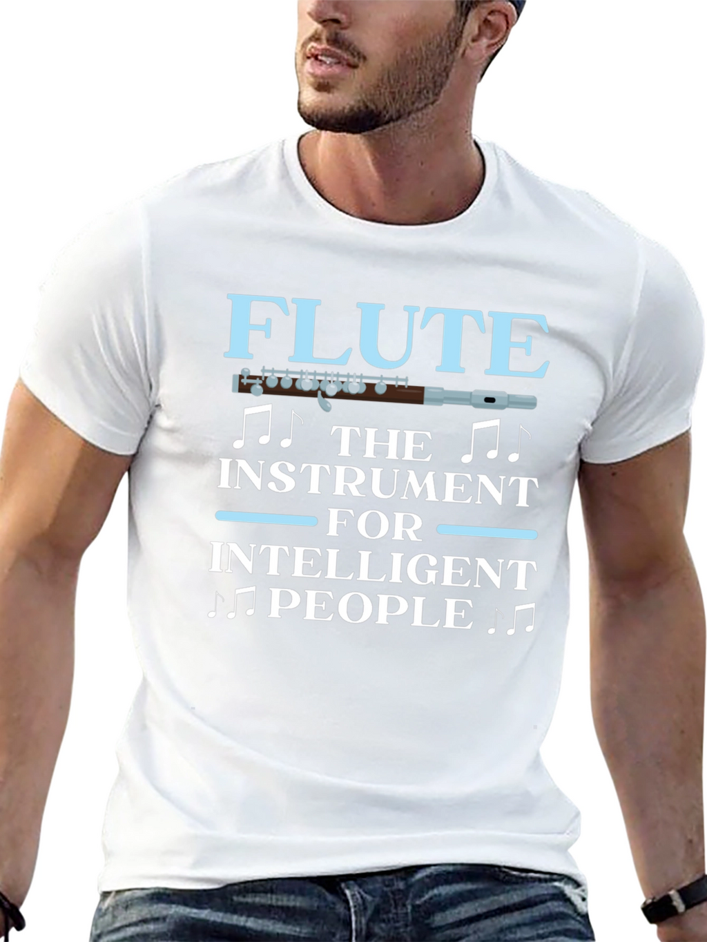 Flute Instrument for Intelligent People T-Shirt