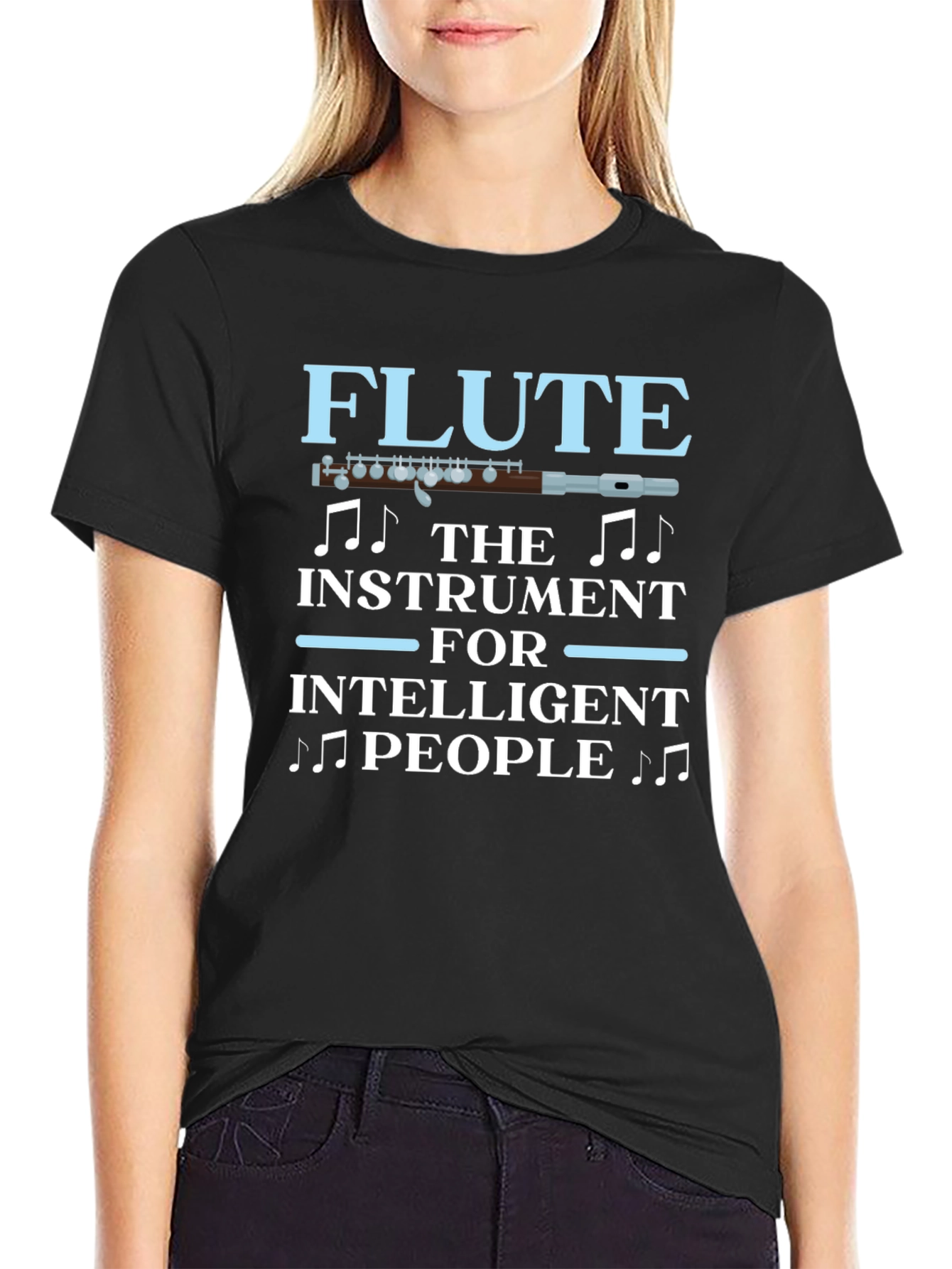 Flute Instrument for Intelligent People T-Shirt