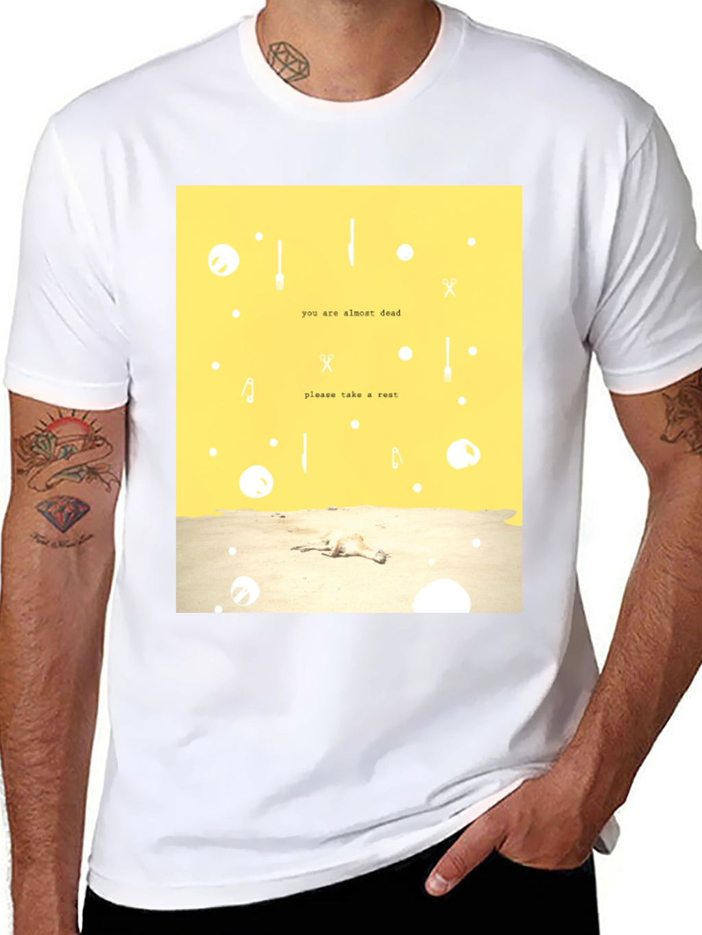 Almost Dead Rest Graphic Tee - Relaxed Fit