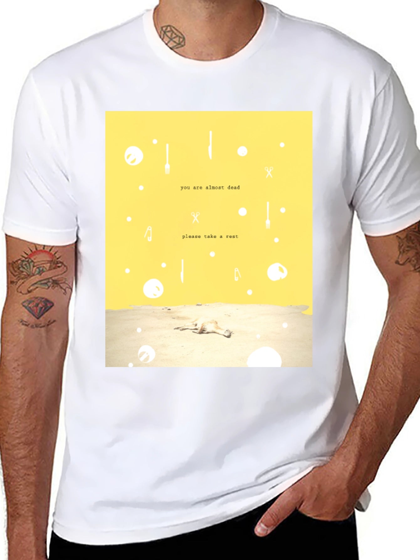 Almost Dead Rest Graphic Tee - Relaxed Fit