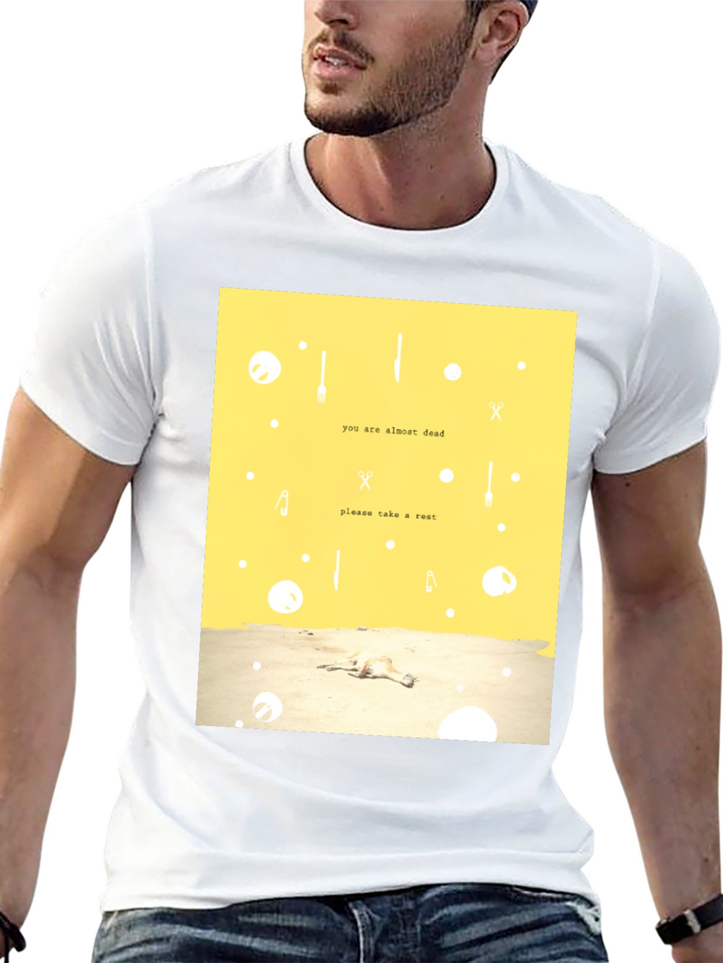 Almost Dead Rest Graphic Tee - Relaxed Fit