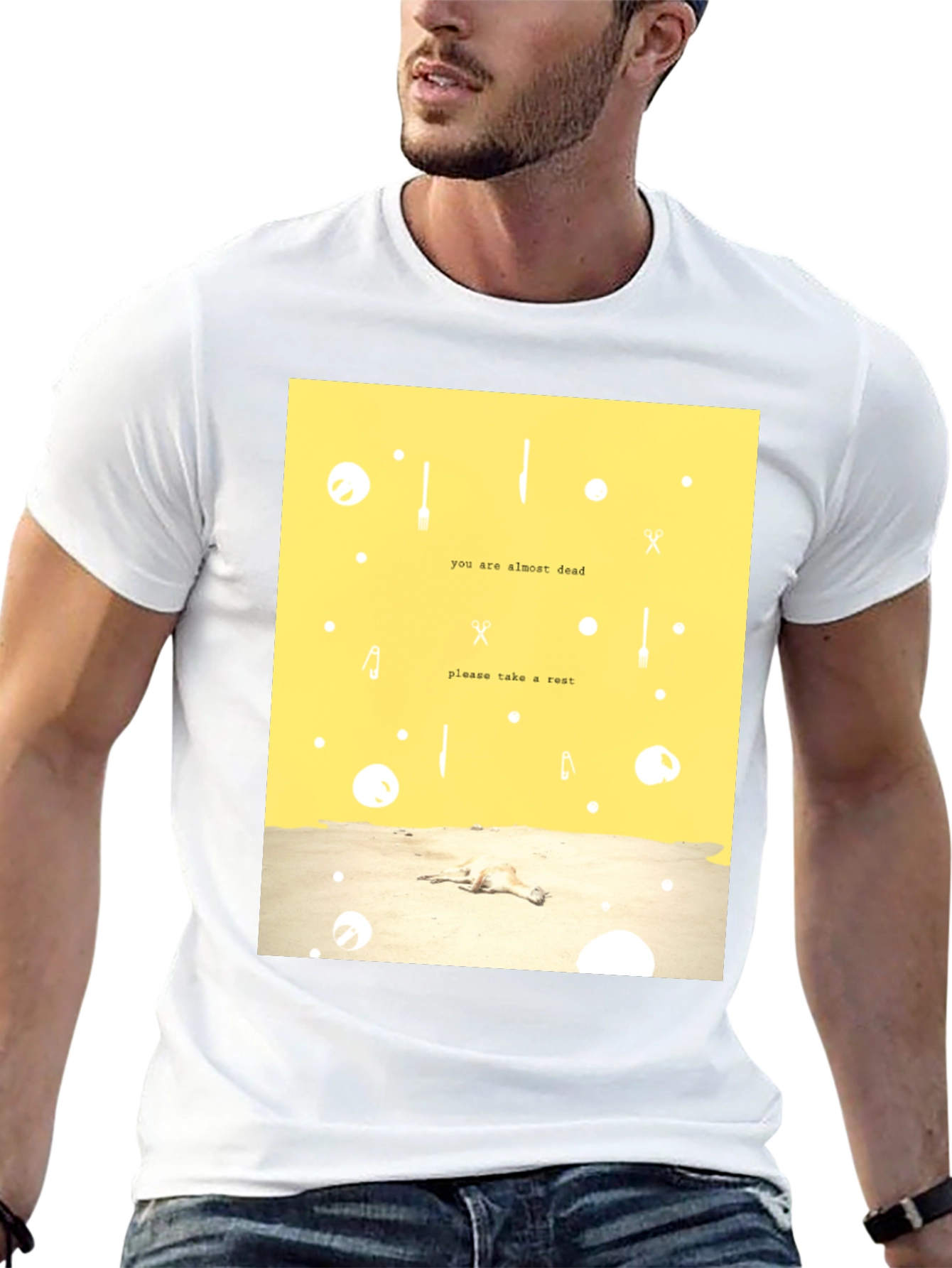 Almost Dead Rest Graphic Tee - Relaxed Fit
