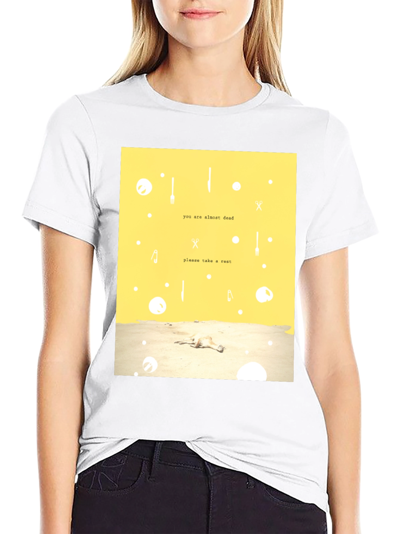 Almost Dead Rest Graphic Tee - Relaxed Fit