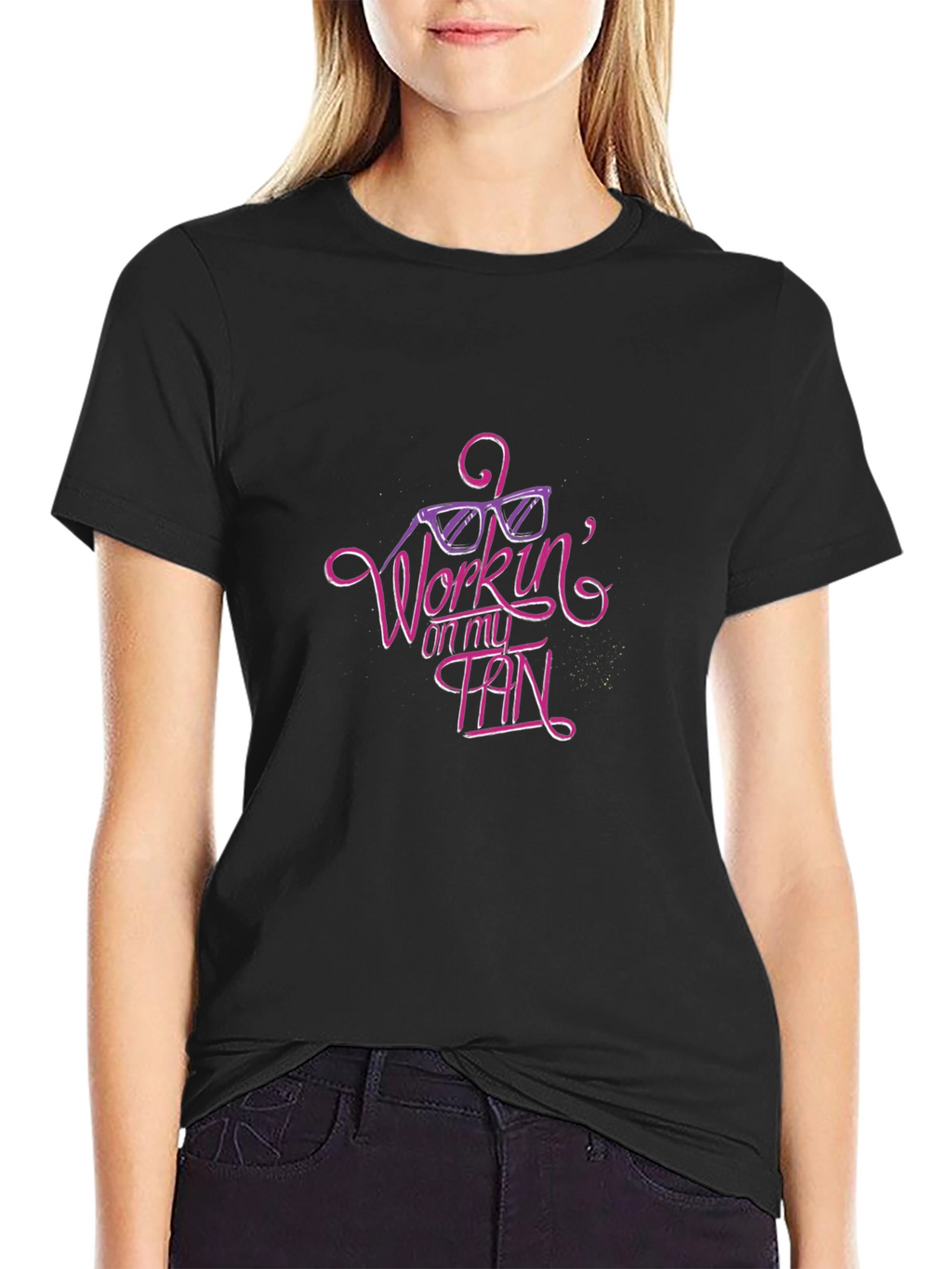 Workin on my Tan Graphic Tee