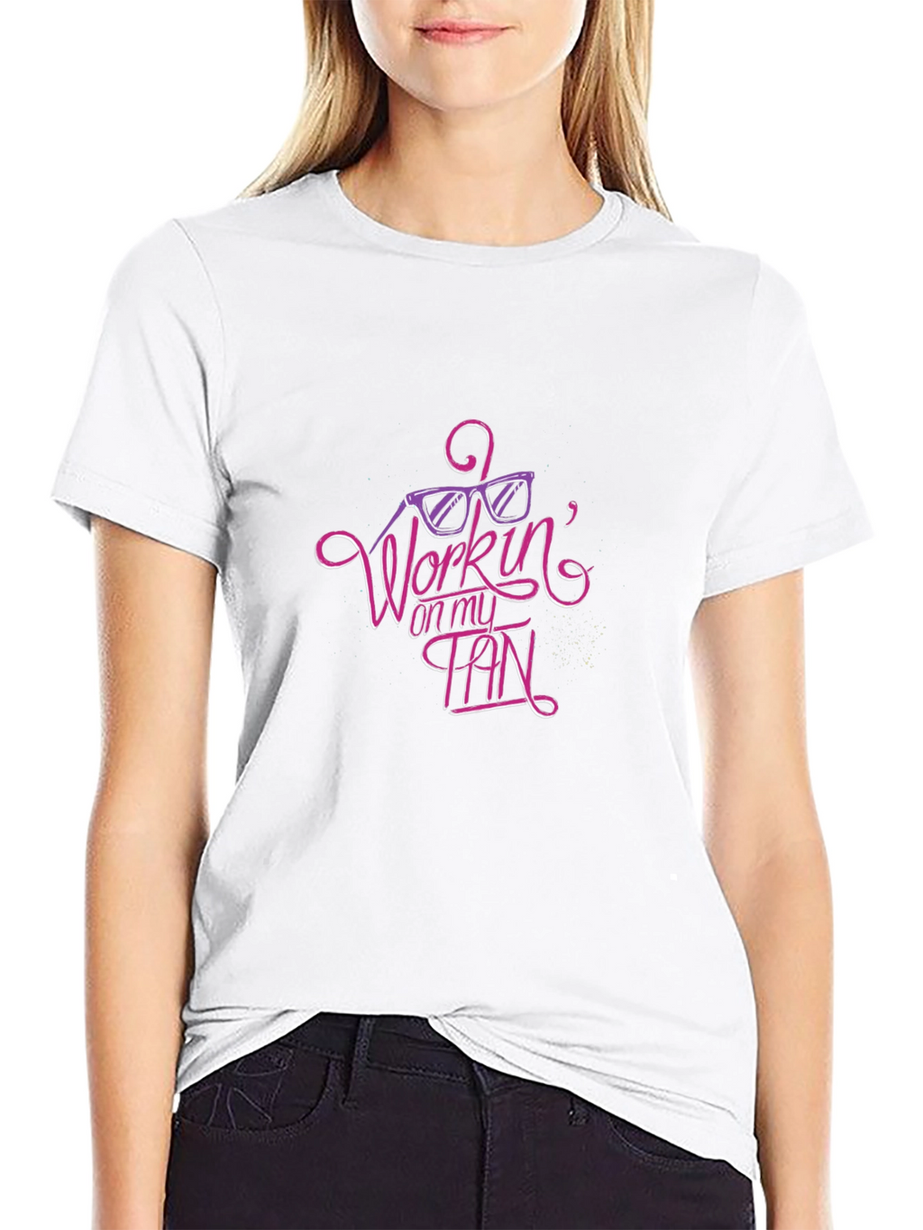 Workin on my Tan Graphic Tee