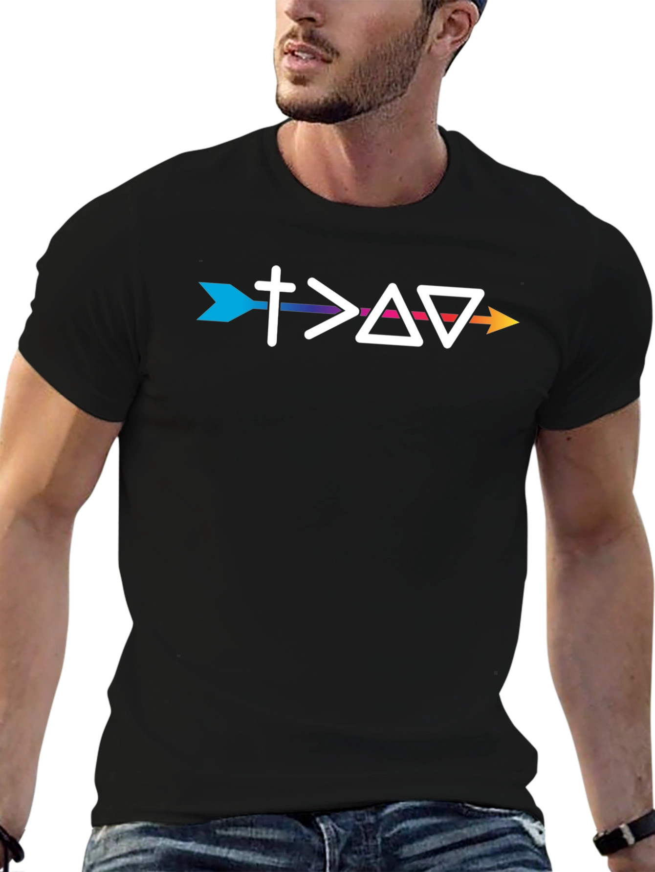 Faith > Fear T-Shirt: Stylish Religious Graphic Tee