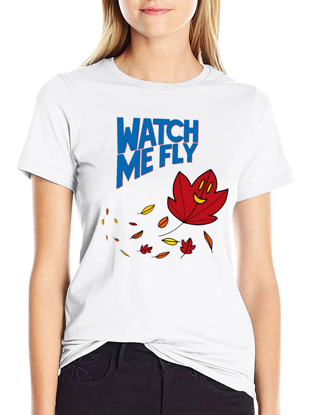 Watch Me Fly Leaf Graphic T-Shirt