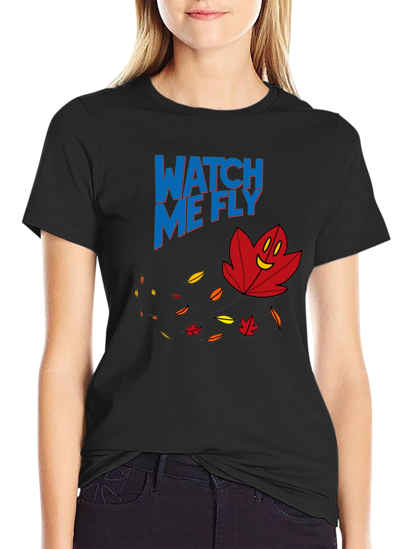 Watch Me Fly Leaf Graphic T-Shirt