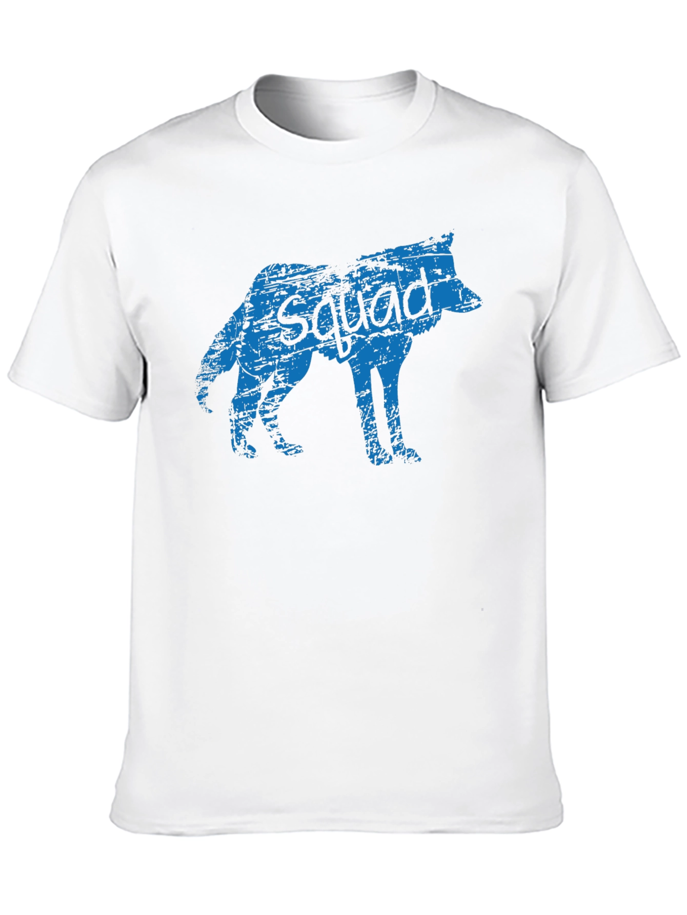 Squad Wolf Tee - Cool Graphic Black T-Shirt