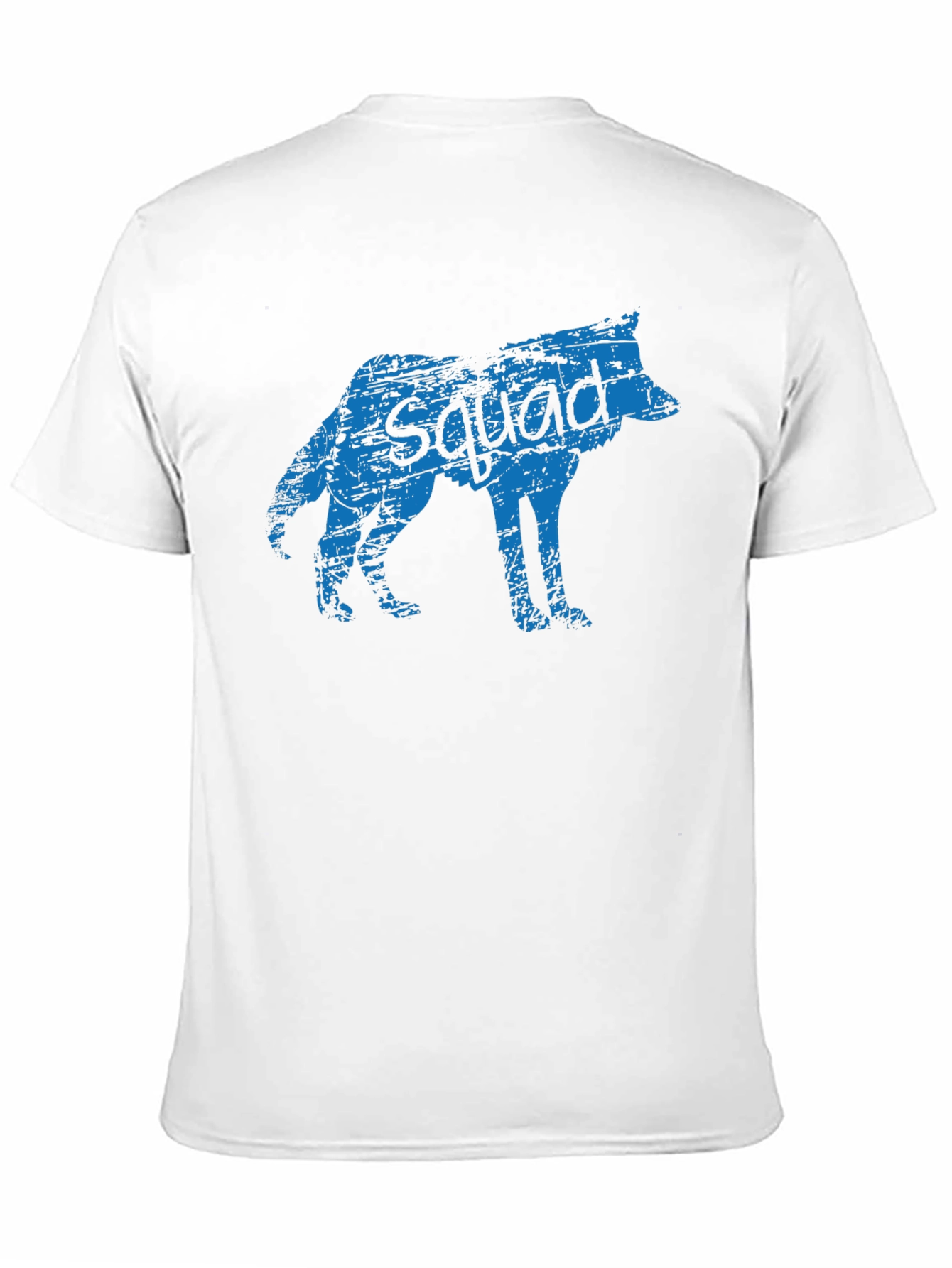 Squad Wolf Tee - Cool Graphic Black T-Shirt