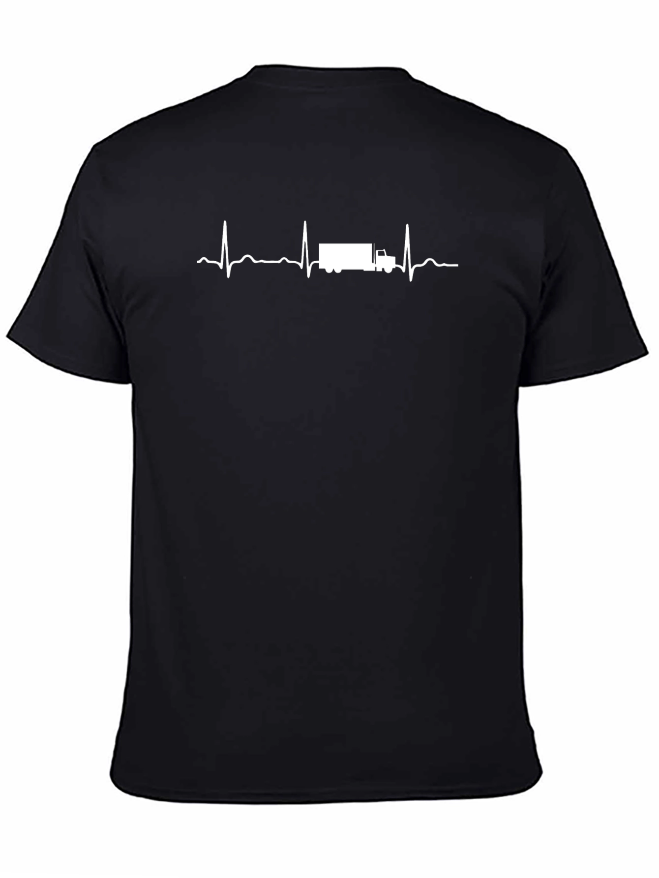 Trucker Heartbeat T-Shirt - Drive with Passion!