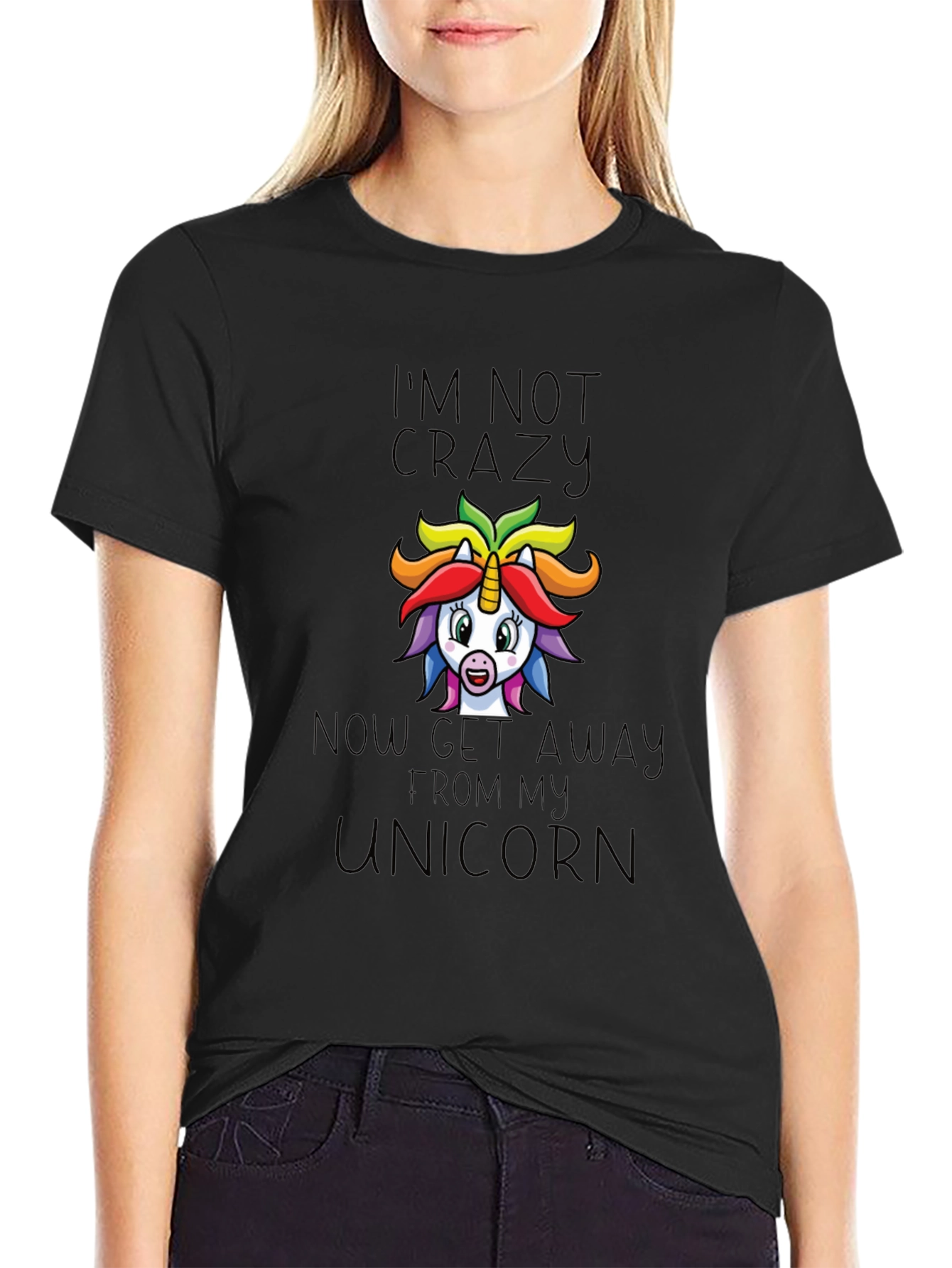 Im Not Crazy Unicorn Graphic Tee