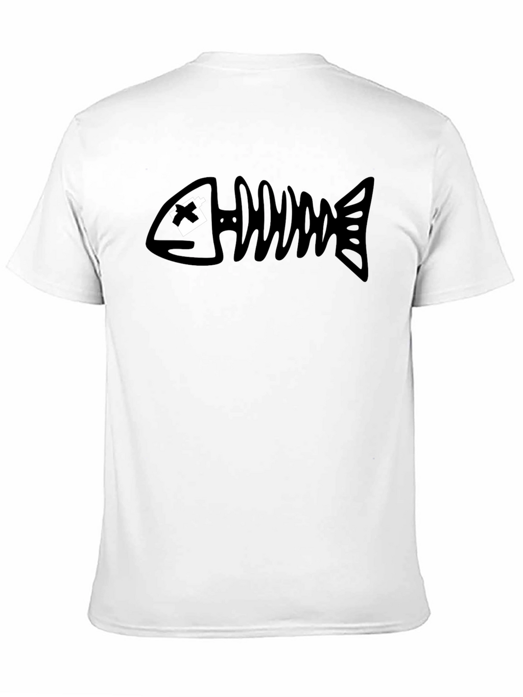Dead Fish Graphic Tee - Black Cotton T-Shirt