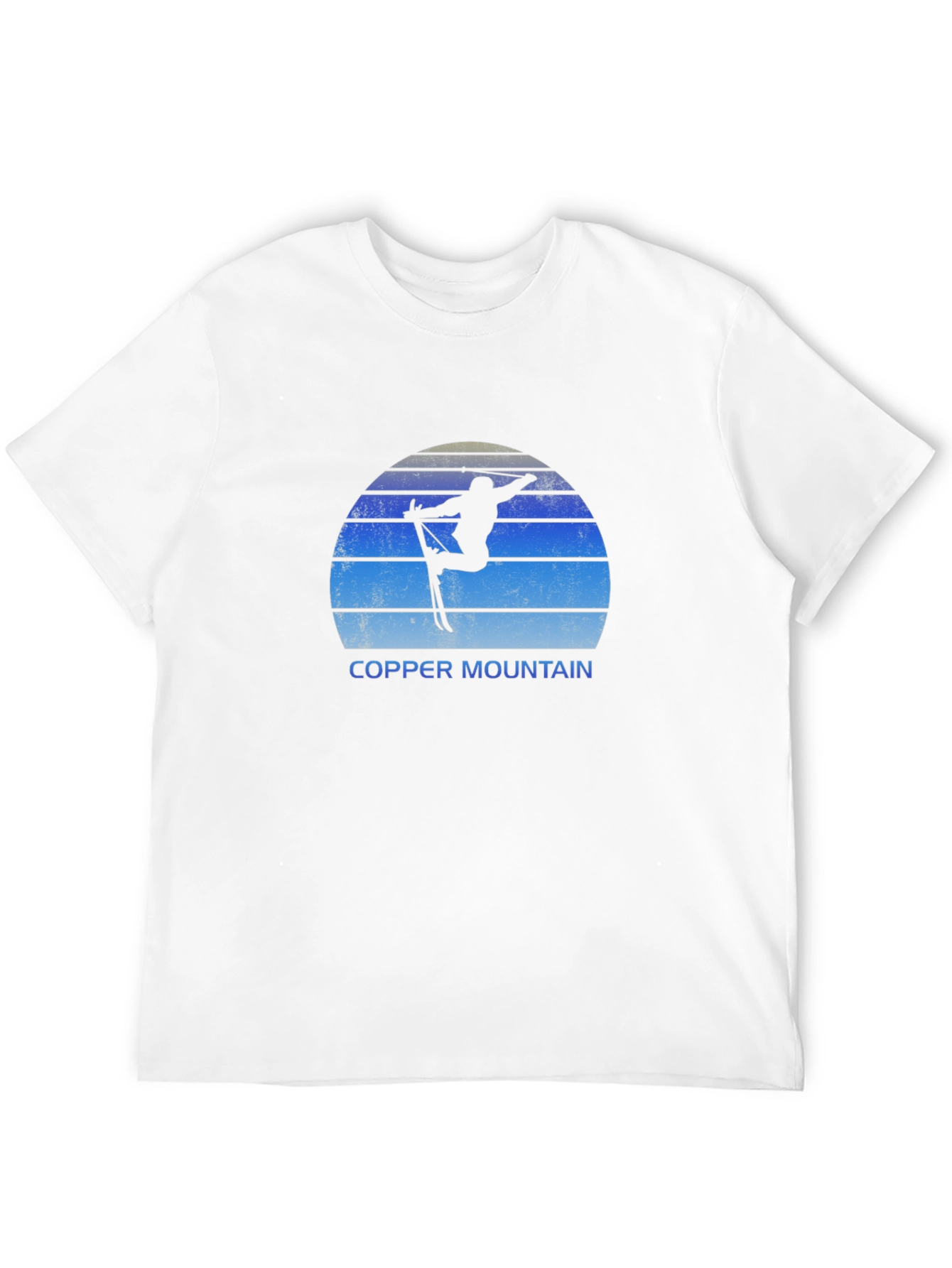 Copper Mountain Skier Black T-Shirt