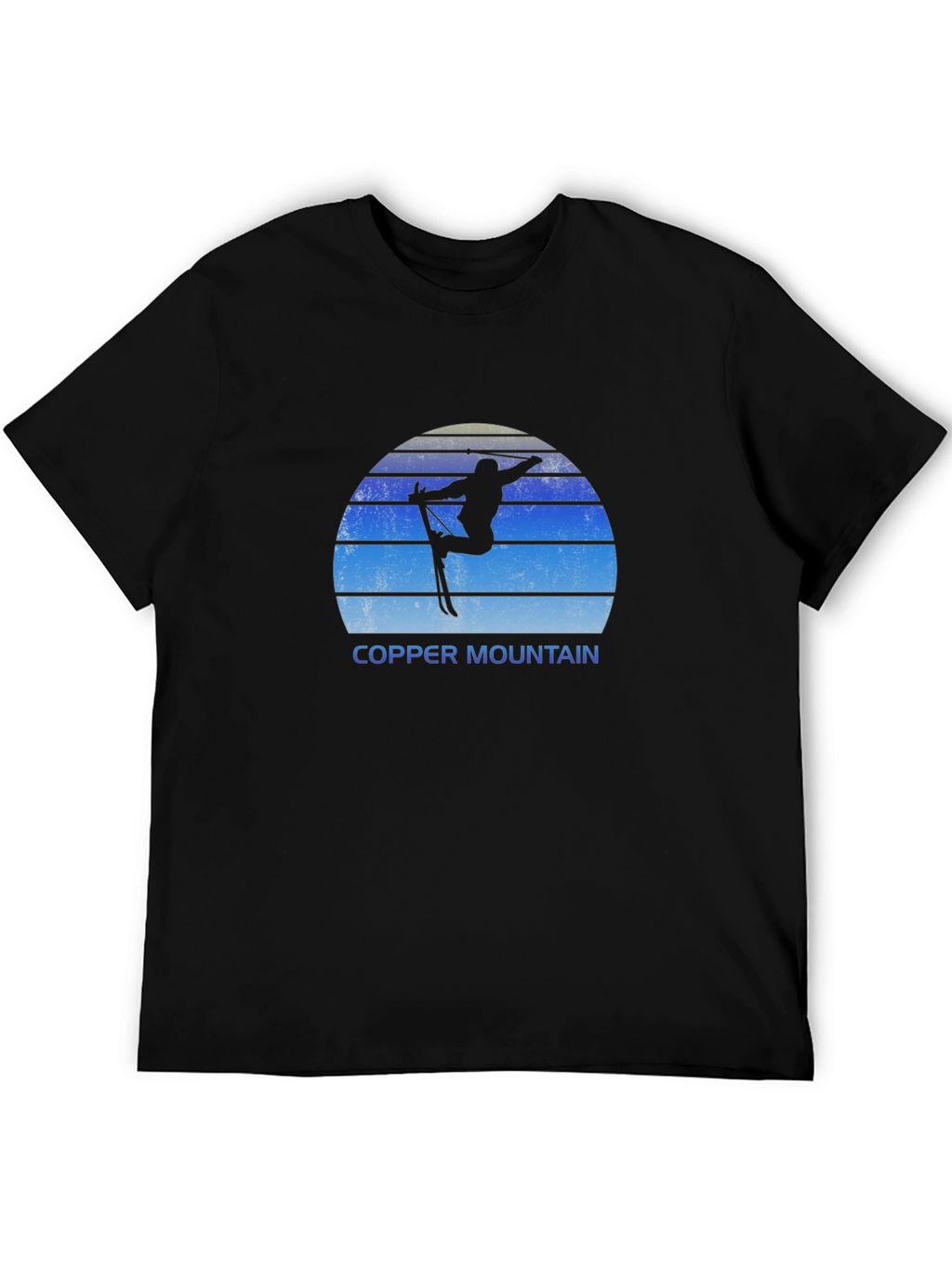 Copper Mountain Skier Black T-Shirt