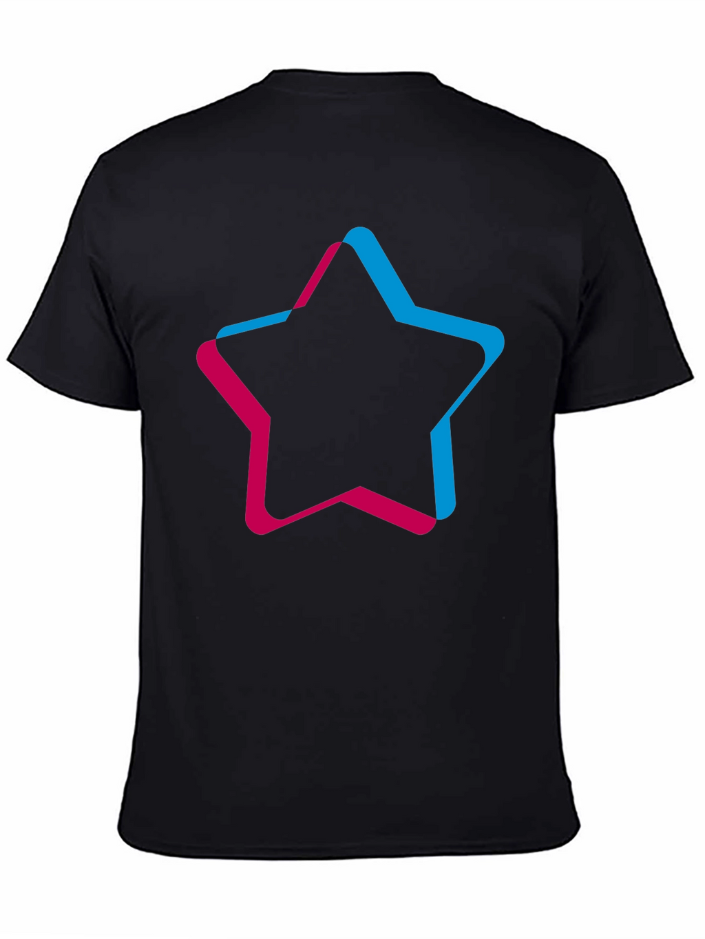 Trendy Star Graphic Black T-Shirt