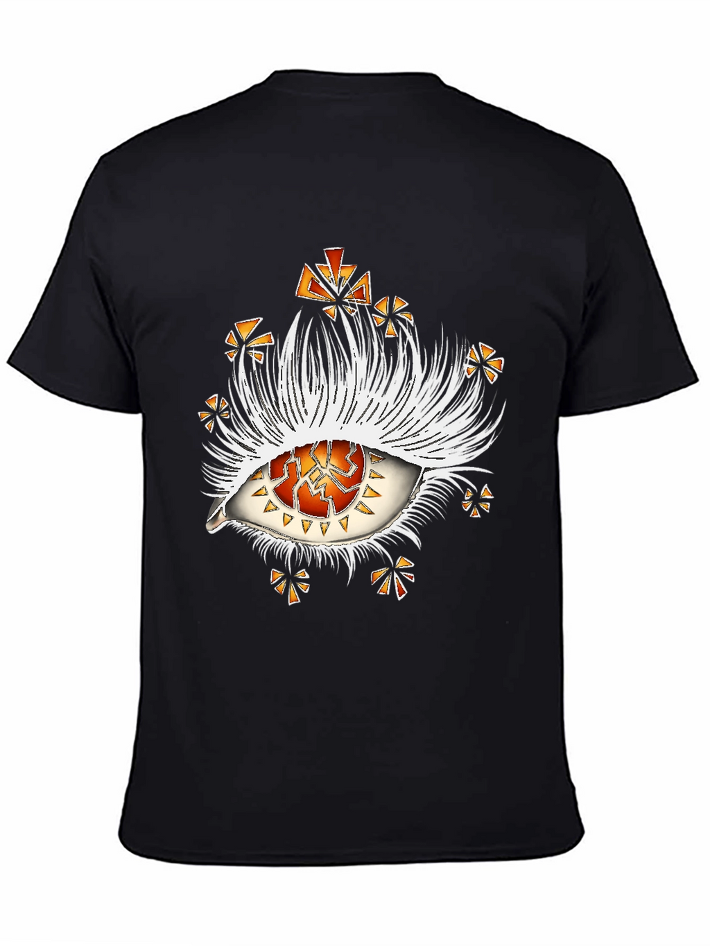 Abstract Eye Graphic Tee - Unique Fashion Statement