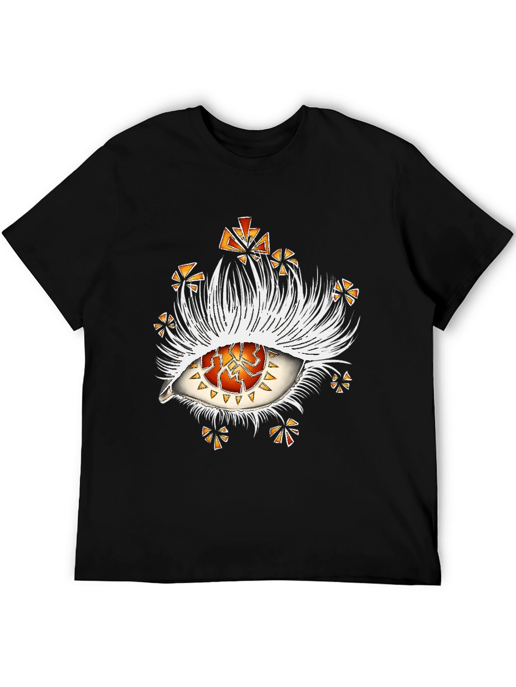 Abstract Eye Graphic Tee - Unique Fashion Statement