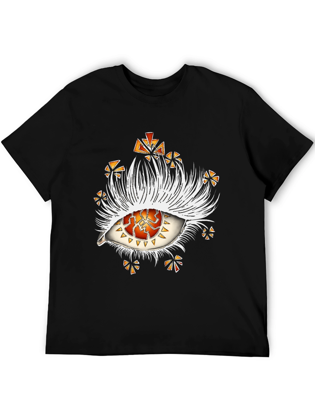 Abstract Eye Graphic Tee - Unique Fashion Statement