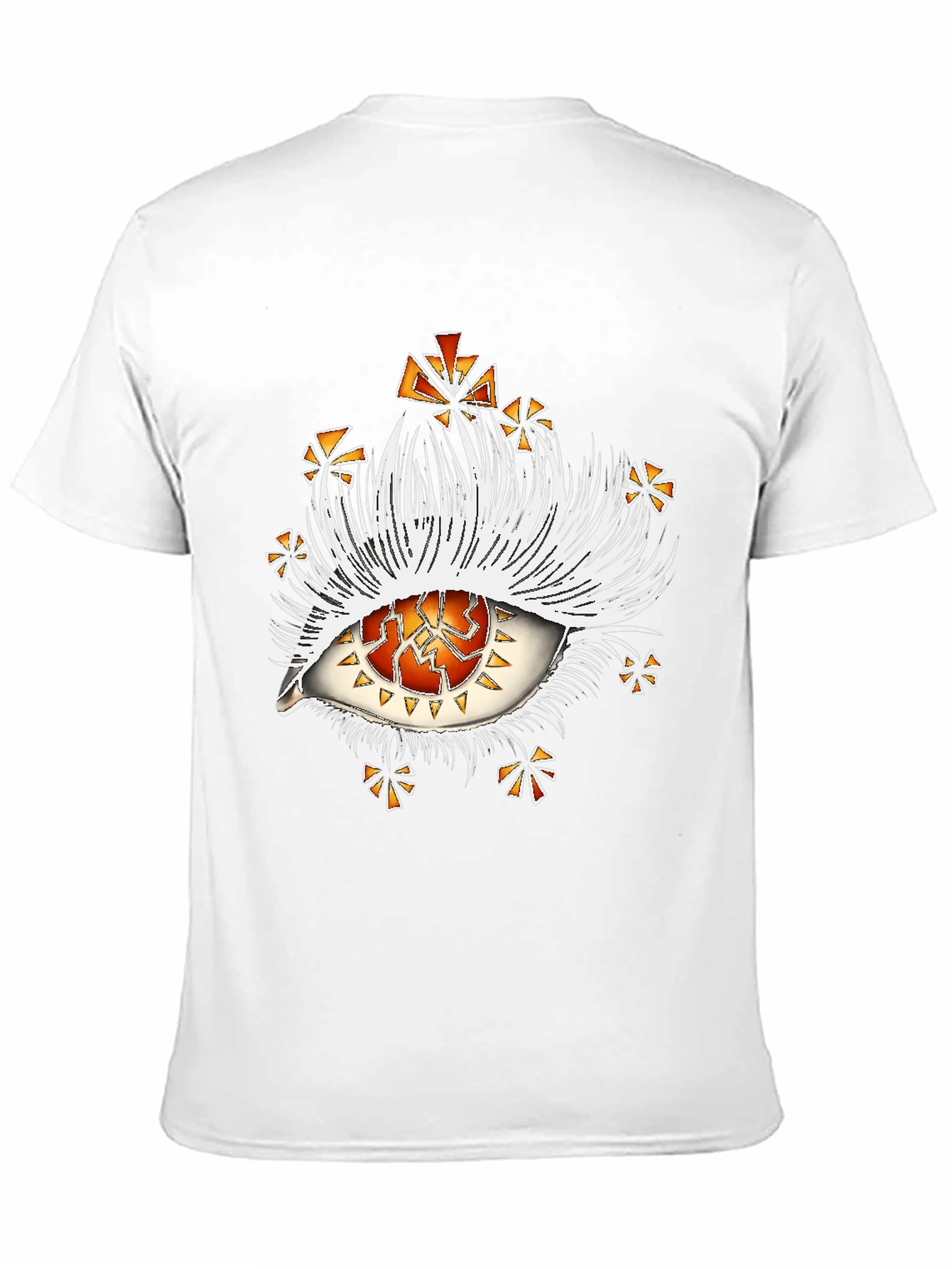 Abstract Eye Graphic Tee - Unique Fashion Statement