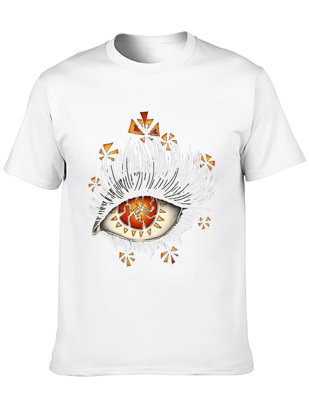 Abstract Eye Graphic Tee - Unique Fashion Statement
