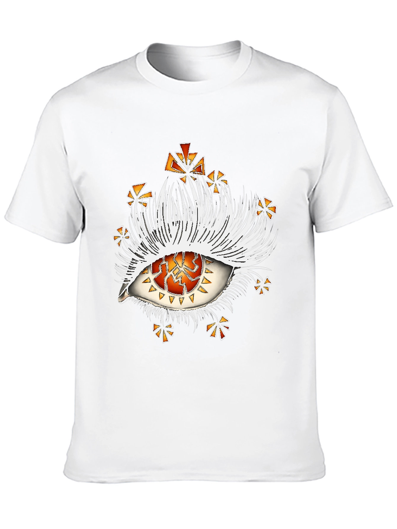 Abstract Eye Graphic Tee - Unique Fashion Statement