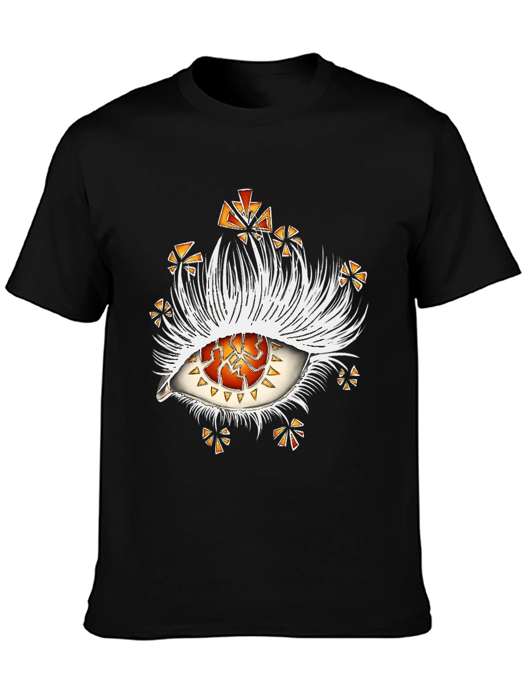 Abstract Eye Graphic Tee - Unique Fashion Statement