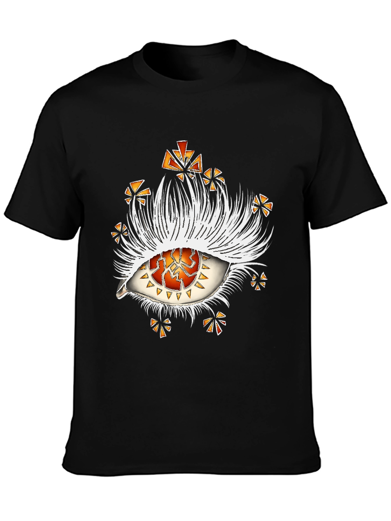 Abstract Eye Graphic Tee - Unique Fashion Statement