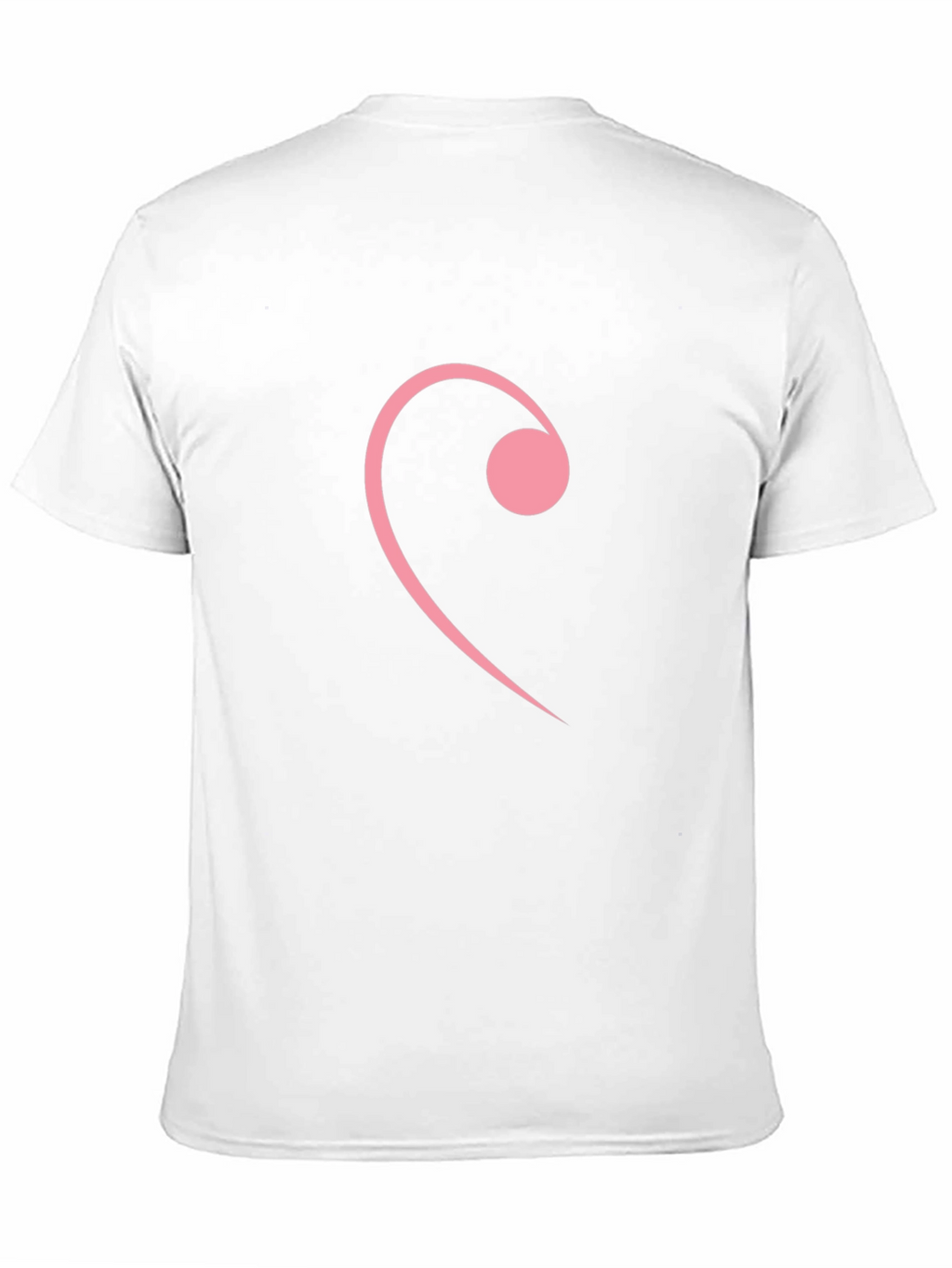 Pink Note Graphic Tee - Stylish Black T-Shirt