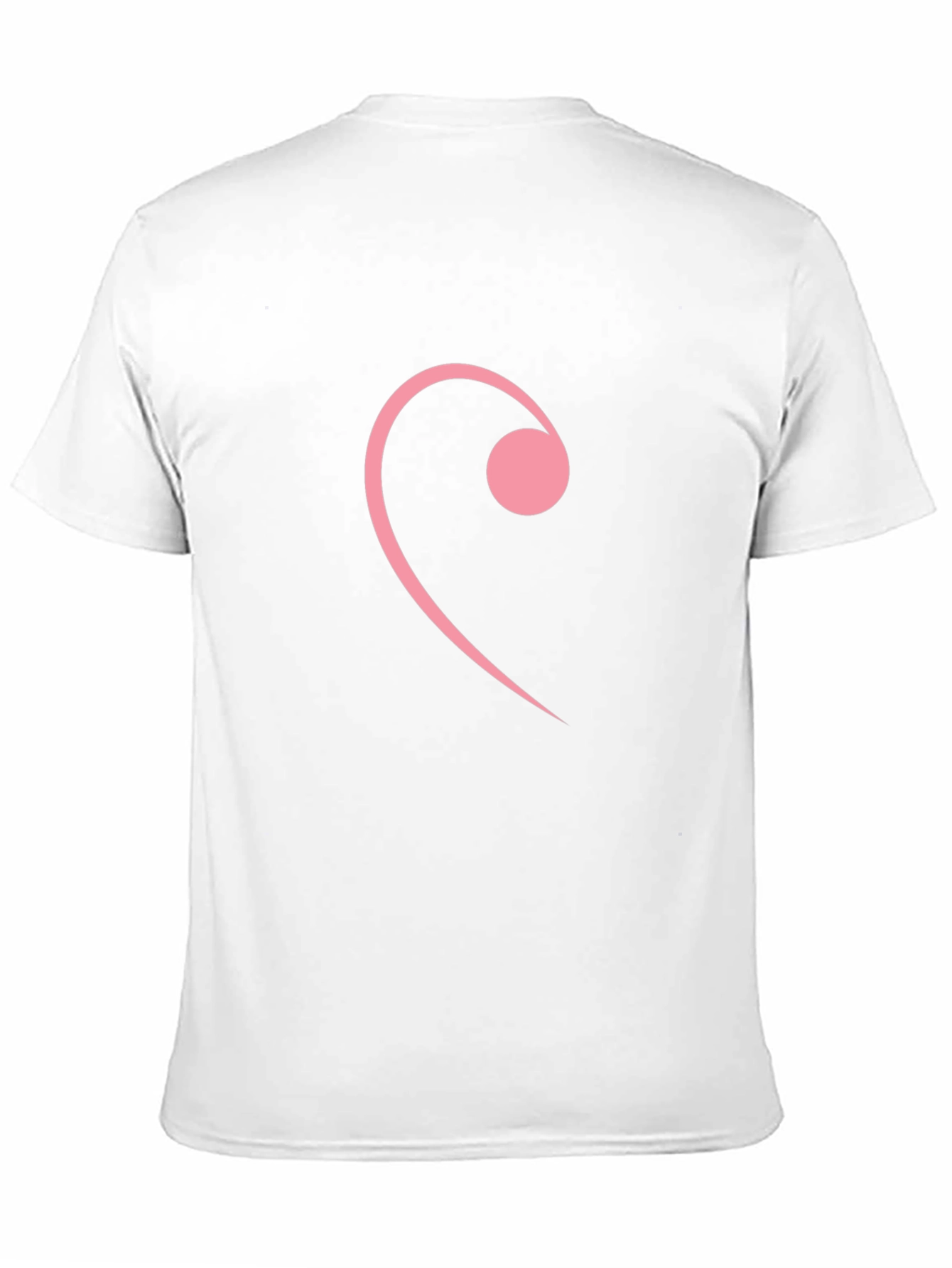 Pink Note Graphic Tee - Stylish Black T-Shirt