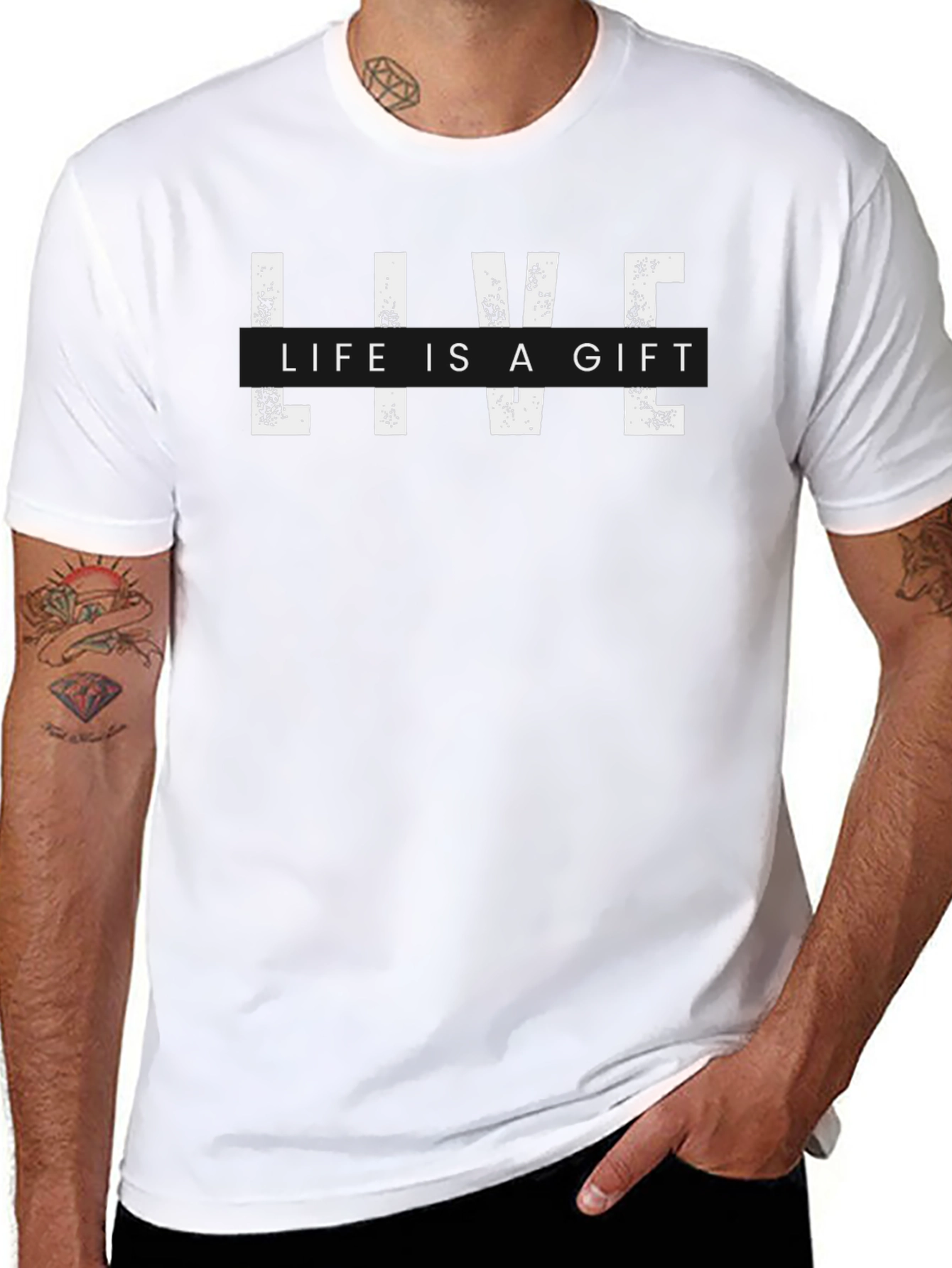 Live Life Gift T-Shirt - Stylish Graphic Tee