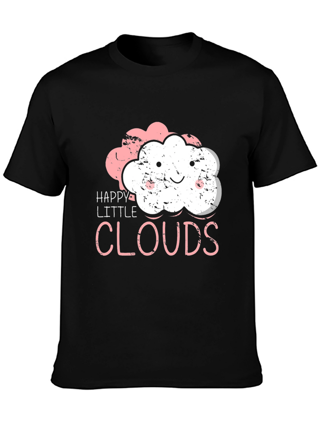 Happy Little Clouds T-Shirt - Cute Graphic Tee