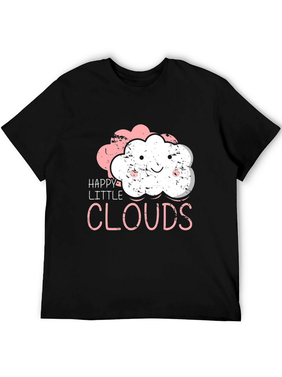 Happy Little Clouds T-Shirt - Cute Graphic Tee