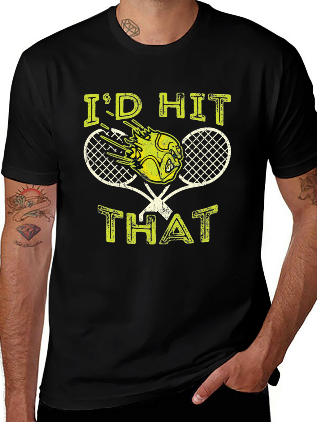 Id Hit That Tennis T-Shirt