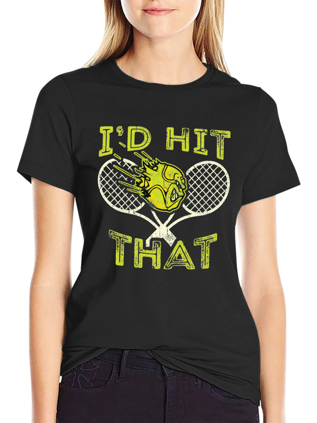 Id Hit That Tennis T-Shirt